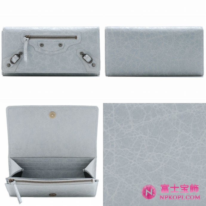 BALENCIAGA/バレンシアガ 2012年春夏新作THE CLASSIC MONEY2つ折り長財布 163471 D940T 1243 